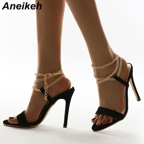 aneikeh flock shoes for women 2021 fashion sandals summer thin heels cross-tied buckle gladiator chain ankle strap party, Black
aneikeh flock shoes for women 2021 fashion sandals summer thin heels cross-tied buckle gladiator chain ankle strap party, Black