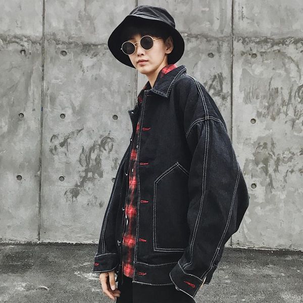 men coat denim jacket turn-down collar embroidery male long sleeve loose cowboy jackets for boys blue 3xl men's, Black;brown
men coat denim jacket turn-down collar embroidery male long sleeve loose cowboy jackets for boys blue 3xl men's, Black;brown