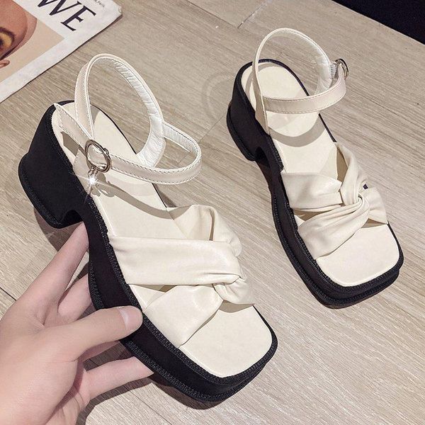 sandals fashion women high heel casual platform wedge square toe outdoor non-slip open beach, Black
sandals fashion women high heel casual platform wedge square toe outdoor non-slip open beach, Black