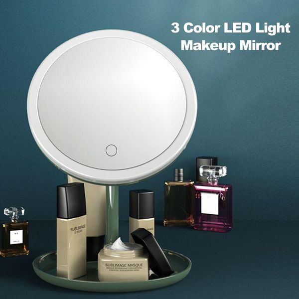 compact mirrors makeup mirror with 3 color led light desklamp usb storage table cosmetic rotating
compact mirrors makeup mirror with 3 color led light desklamp usb storage table cosmetic rotating