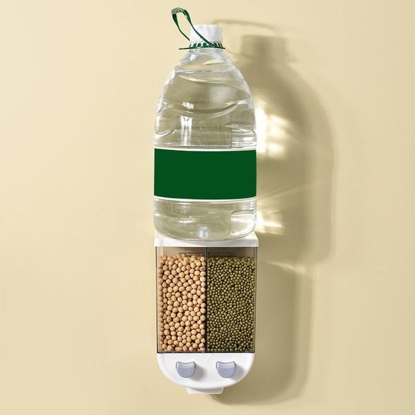 storage bottles & jars wall mounted divided rice and cereal dispenser moisture proof automatic racks sealed box container
storage bottles & jars wall mounted divided rice and cereal dispenser moisture proof automatic racks sealed box container