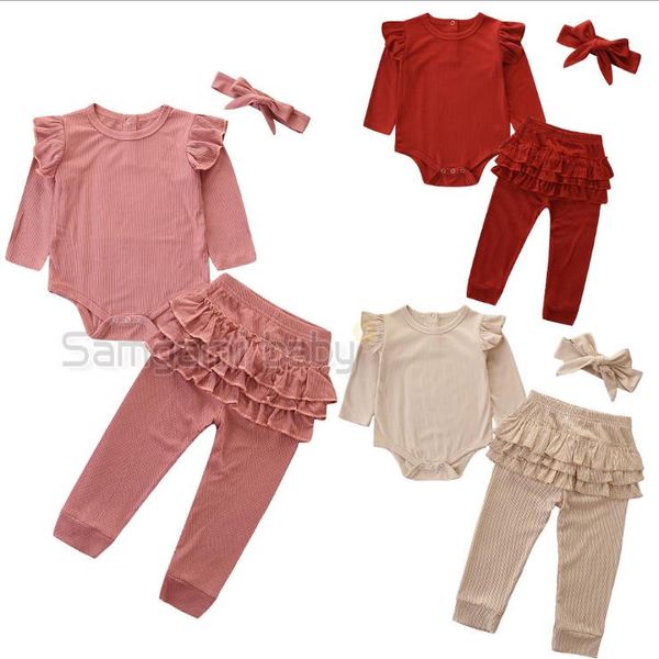 baby girl romper set solid girls ruffle pants headband 3pcs sets toddler girl designer clothes set boutique baby clothing bt4663, White
baby girl romper set solid girls ruffle pants headband 3pcs sets toddler girl designer clothes set boutique baby clothing bt4663, White
