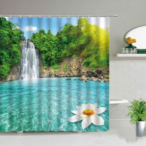 waterproof shower curtains home bathroom decor natural scenery waterfall spring landscape background wall decors cloth curtain
waterproof shower curtains home bathroom decor natural scenery waterfall spring landscape background wall decors cloth curtain