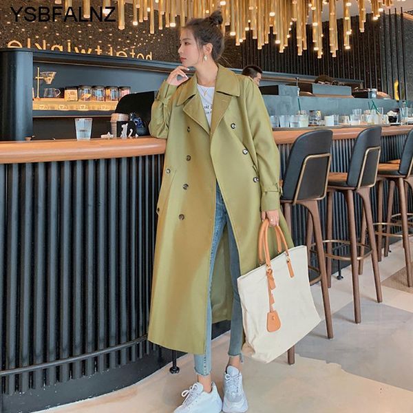 autumn fashion womens light green trench coats casual long sleeve lapel loose wild solid with belt windbreaker cortaviento mujer women', Tan;black
autumn fashion womens light green trench coats casual long sleeve lapel loose wild solid with belt windbreaker cortaviento mujer women', Tan;black