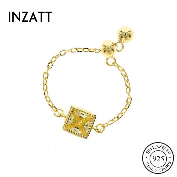 inzareal 925 sterling silver zircon geometric adjustable ring for fashion woman party fine jewelry cute accessories 2021 gift cluster rings, Golden;silver
inzareal 925 sterling silver zircon geometric adjustable ring for fashion woman party fine jewelry cute accessories 2021 gift cluster rings, Golden;silver
