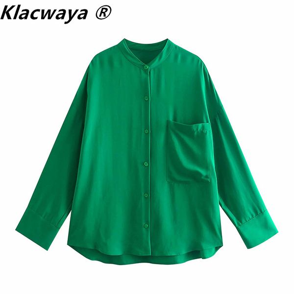 women fashion crew neck single-breasted loose blouses solid color long sleeve pocket draped shirts casual 210521, White
women fashion crew neck single-breasted loose blouses solid color long sleeve pocket draped shirts casual 210521, White