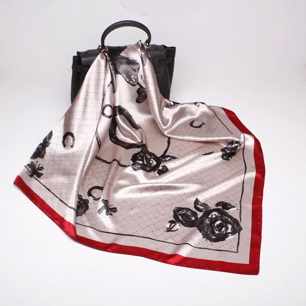 scarves 2021 90*90cm satin silk scarf gradient printed women fashion square shawls foulard bandana head female hijab, Blue;gray
scarves 2021 90*90cm satin silk scarf gradient printed women fashion square shawls foulard bandana head female hijab, Blue;gray
