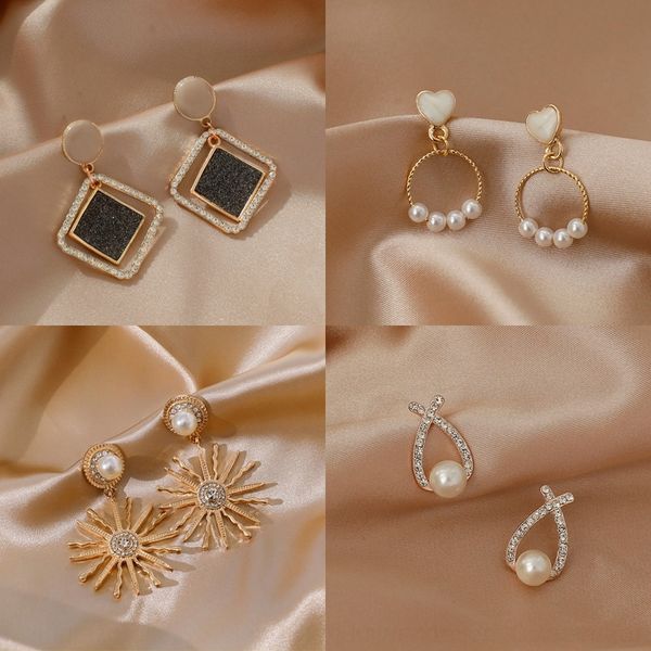 9pa korean french s925 silver needle for women's temperamentfashion simplicitylongand year stud earrings and earrings, Golden;silver
9pa korean french s925 silver needle for women's temperamentfashion simplicitylongand year stud earrings and earrings, Golden;silver