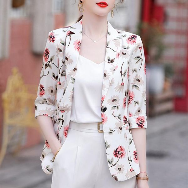 printed jacket coats female cardigan slim notched collar three quarter sleeve office lady fashion women's clothing outerwear jackets, Black;brown
printed jacket coats female cardigan slim notched collar three quarter sleeve office lady fashion women's clothing outerwear jackets, Black;brown