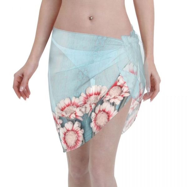 women's swimwear womens swim wear bikini cover up lovely flowers on blue border beach mini wrap skirt sarong pareo shorts summer beachw, White;black
women's swimwear womens swim wear bikini cover up lovely flowers on blue border beach mini wrap skirt sarong pareo shorts summer beachw, White;black