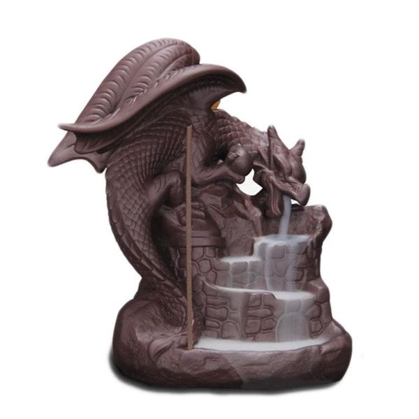 sachet bags 1pc home decor ceramic backflow incense burner creative dragon holder censer
sachet bags 1pc home decor ceramic backflow incense burner creative dragon holder censer