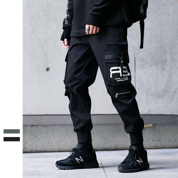 street wear cargo pants men cotton casual letter safari style many pockets pencil streetwear outdoor long rib hem men's, Black
street wear cargo pants men cotton casual letter safari style many pockets pencil streetwear outdoor long rib hem men's, Black