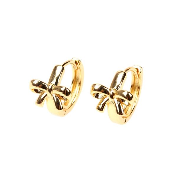 hoop & huggie eyika korean cute female bowknot dainty small earrings for women gold color polished copper metal jewelry accessories gift, Golden;silver
hoop & huggie eyika korean cute female bowknot dainty small earrings for women gold color polished copper metal jewelry accessories gift, Golden;silver