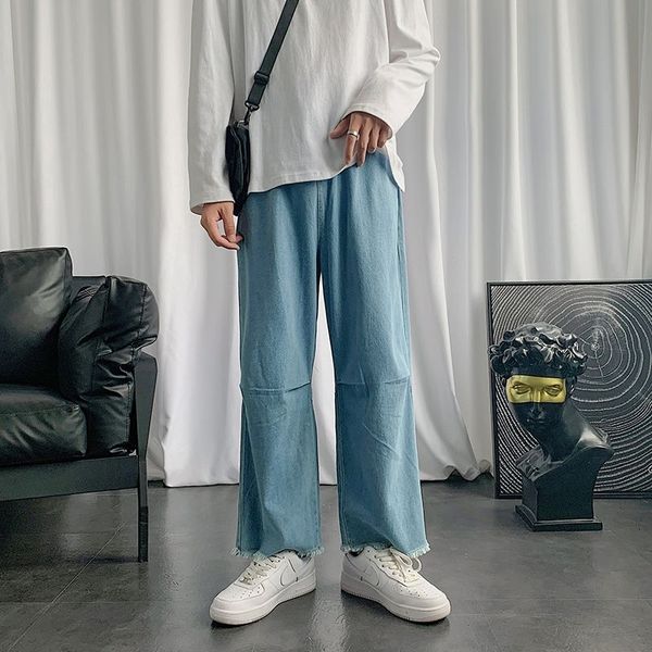 men's jeans autumn korean style straight fashion retro casual blue men streetwear loose hip-hop denim trousers mens -5xl urz8 
men's jeans autumn korean style straight fashion retro casual blue men streetwear loose hip-hop denim trousers mens -5xl urz8