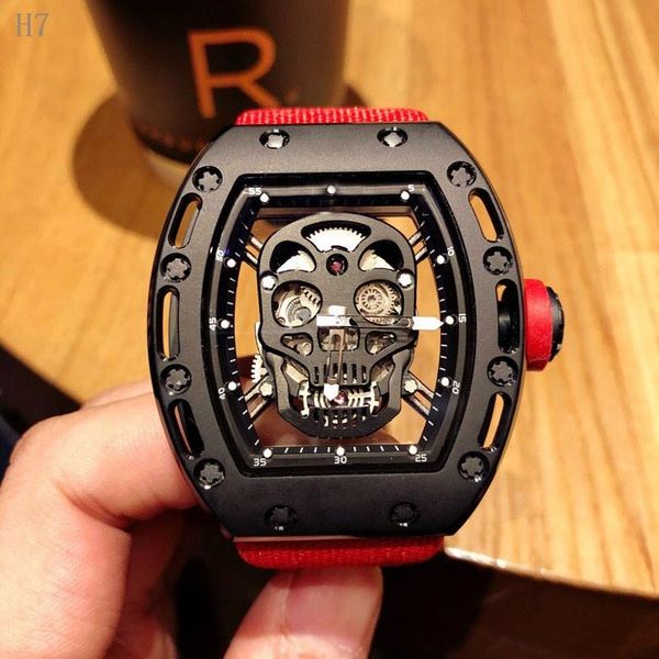 wristwatches watch men automatic mechanical sapphire military canvas red leather rubber rectangle dial skull watches 3d scrub, Slivery;brown
wristwatches watch men automatic mechanical sapphire military canvas red leather rubber rectangle dial skull watches 3d scrub, Slivery;brown