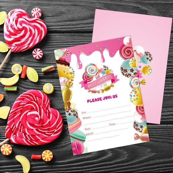 greeting cards baby shower sweet lollipop party invitations happy birthday decorations candy theme kids supplies
greeting cards baby shower sweet lollipop party invitations happy birthday decorations candy theme kids supplies