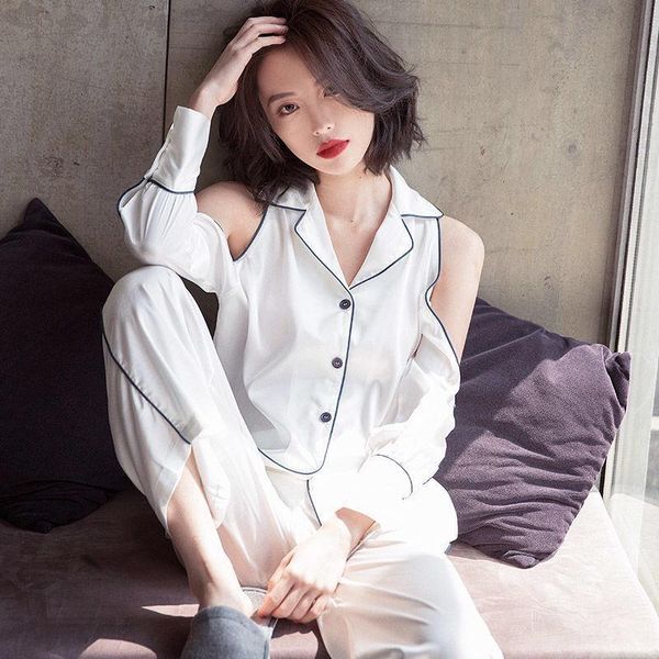 womens sleepwears pajama suit with long sleeve turned tie pocket cute 100% cotton button trousers, Black;red
womens sleepwears pajama suit with long sleeve turned tie pocket cute 100% cotton button trousers, Black;red