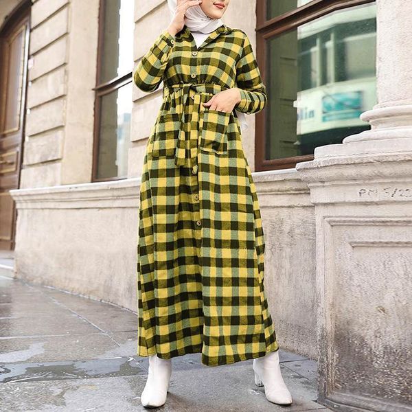 casual dresses islamic clothing kaftan plaid robe women muslim loose full sleeve morocco abaya hijab long 5xl 8y95, Black;gray
casual dresses islamic clothing kaftan plaid robe women muslim loose full sleeve morocco abaya hijab long 5xl 8y95, Black;gray