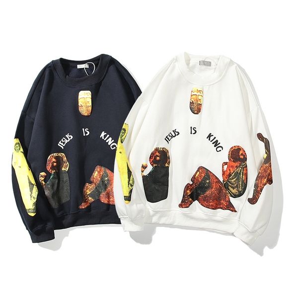 the same fashion hip-hop couple's coat, Black