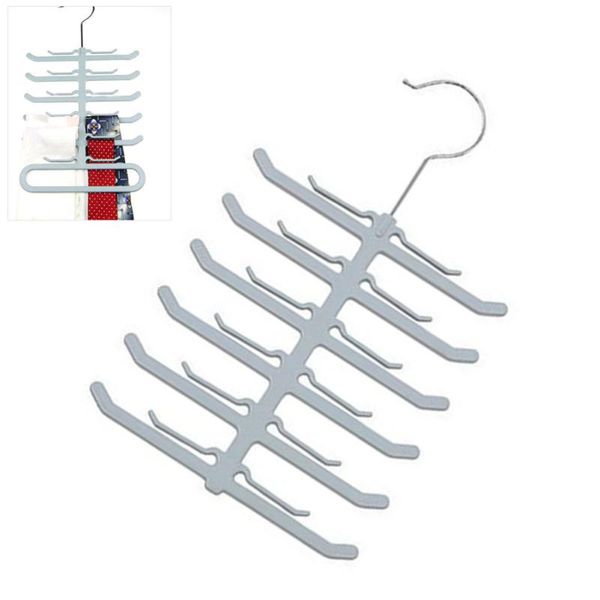 hooks & rails multi-layer traceless tie rack non-slip non-marking scarf storage fish bone shape hanger
hooks & rails multi-layer traceless tie rack non-slip non-marking scarf storage fish bone shape hanger