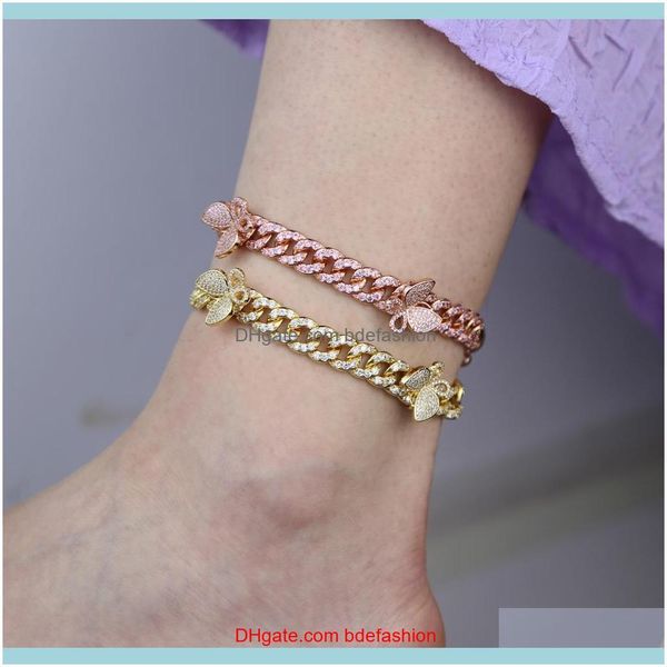 anklets jewelry 10mm iced out bling cz miami cuban link anklet chain with butterfly women hiphop jewelry drop delivery 2021 inues, Red;blue
anklets jewelry 10mm iced out bling cz miami cuban link anklet chain with butterfly women hiphop jewelry drop delivery 2021 inues, Red;blue
