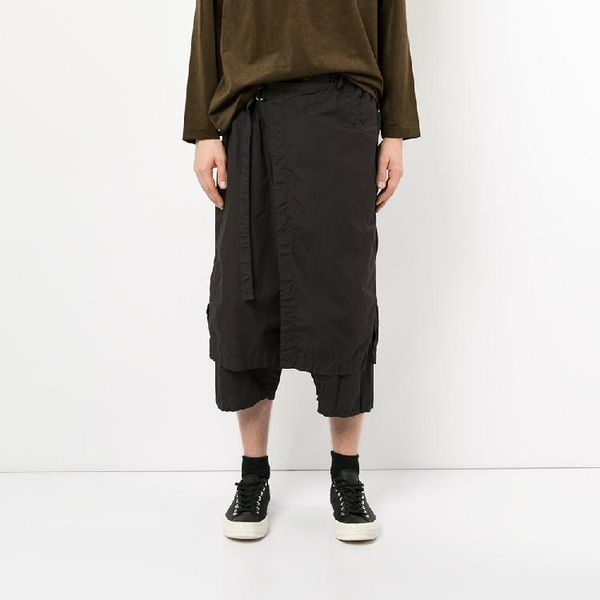 men's pants 27-44 2021 clothing gd hair stylist catwalk autumn casual fold irregular culottes wide leg plus size costumes, Black
men's pants 27-44 2021 clothing gd hair stylist catwalk autumn casual fold irregular culottes wide leg plus size costumes, Black