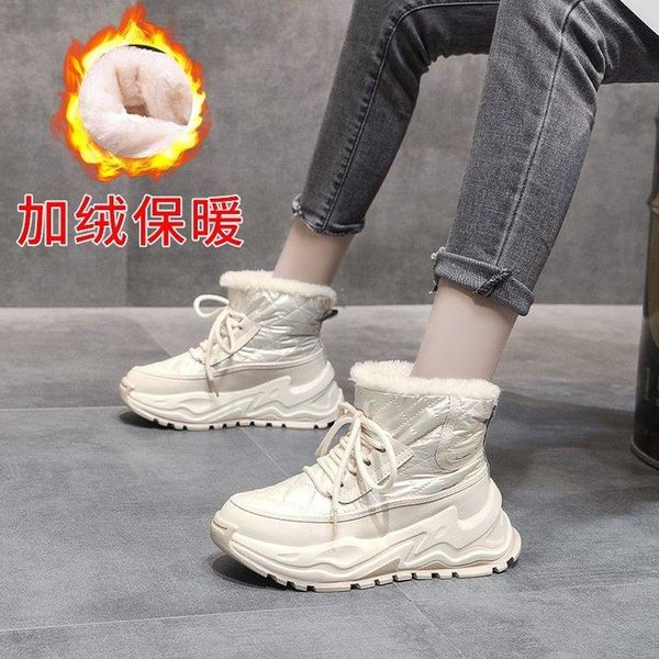 boots shoes 2021 woman warm female lace-up winter ankle round toe platform snow botas mujer, Black
boots shoes 2021 woman warm female lace-up winter ankle round toe platform snow botas mujer, Black