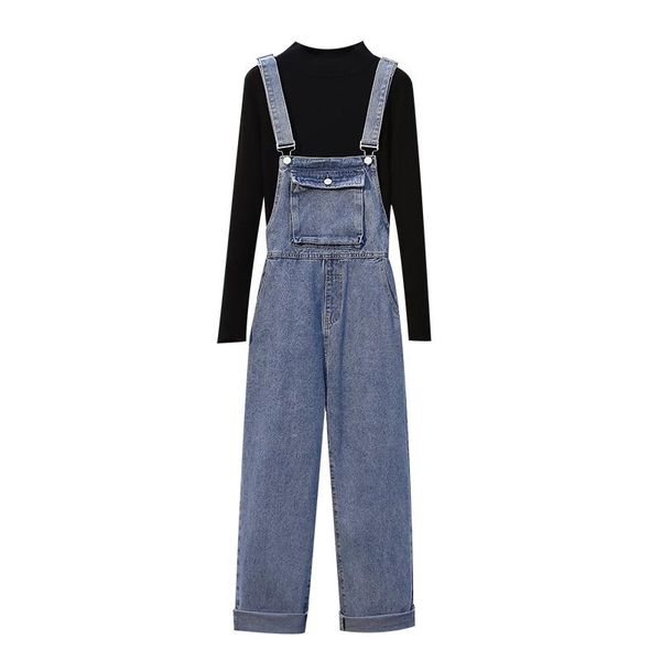 women's tracksuits good quality plus big size women spring winter autumn 2021 feminina denim overalls black sweater two pieces suits fe, Gray
women's tracksuits good quality plus big size women spring winter autumn 2021 feminina denim overalls black sweater two pieces suits fe, Gray