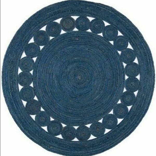 carpets rugs dark blue natural round rug 3x3 feet 100% handmade carpet rustic area for living room
carpets rugs dark blue natural round rug 3x3 feet 100% handmade carpet rustic area for living room