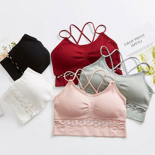 yoga outfit 2021 hollow sports bra push-up fitness running gym ladies seamless thickening top
yoga outfit 2021 hollow sports bra push-up fitness running gym ladies seamless thickening top