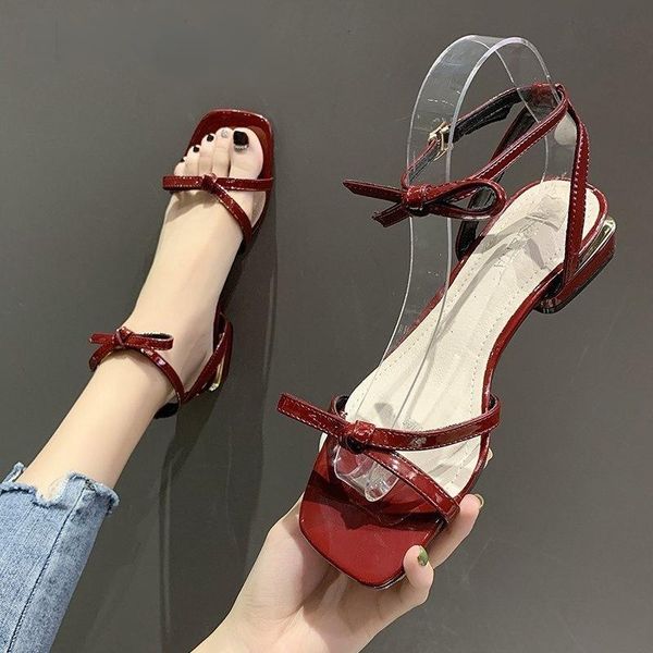 sandals 2021 women's shoes summer fashion thick heel open toe bow heels women high, Black
sandals 2021 women's shoes summer fashion thick heel open toe bow heels women high, Black