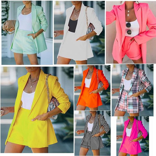 women's tracksuits womens set elegant fashion solid three quarter blazers and short pant two pieces shorts sets office lady clothing, Gray
women's tracksuits womens set elegant fashion solid three quarter blazers and short pant two pieces shorts sets office lady clothing, Gray