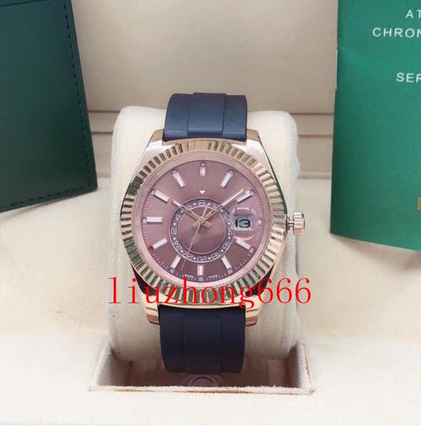classic fashion automatic mechanical watch size 42mm rubber strap sapphire mirror yellow and gold case men like the gift, Slivery;brown
classic fashion automatic mechanical watch size 42mm rubber strap sapphire mirror yellow and gold case men like the gift, Slivery;brown