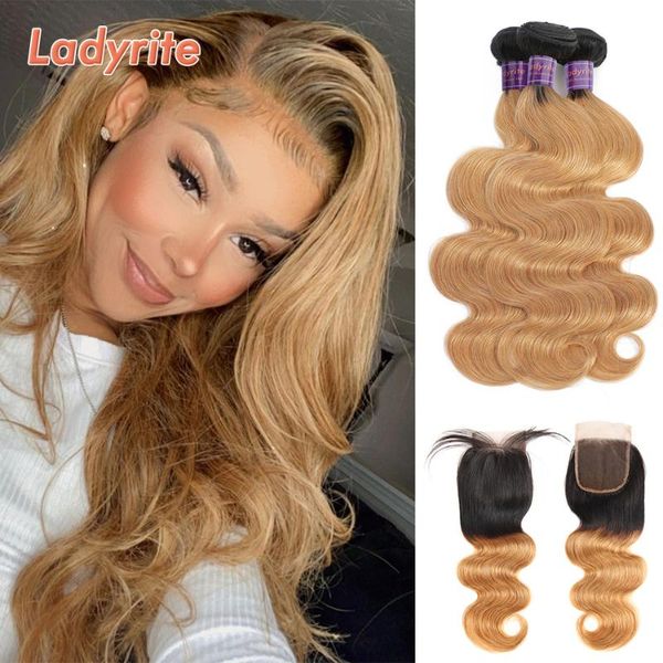 human hair bulks ladyrite ombre t1b/27 brazilian body wave bundles with 4*4 lace closure remy 10-26 inch, Black
human hair bulks ladyrite ombre t1b/27 brazilian body wave bundles with 4*4 lace closure remy 10-26 inch, Black