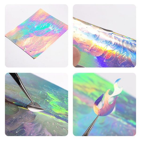 2pcs/lot fire nail holographic strip tape art stickers thin laser silver stripe sticker diy foil decal z02111, Black
2pcs/lot fire nail holographic strip tape art stickers thin laser silver stripe sticker diy foil decal z02111, Black