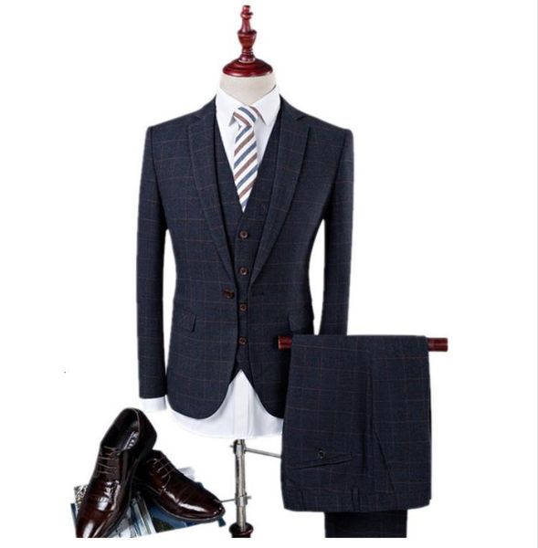 men's suits & blazers (jacket+pant+vest)men's grid wool suit slim fit fashion leisure wedding dress man business men coat tuxedo c, White;black
men's suits & blazers (jacket+pant+vest)men's grid wool suit slim fit fashion leisure wedding dress man business men coat tuxedo c, White;black