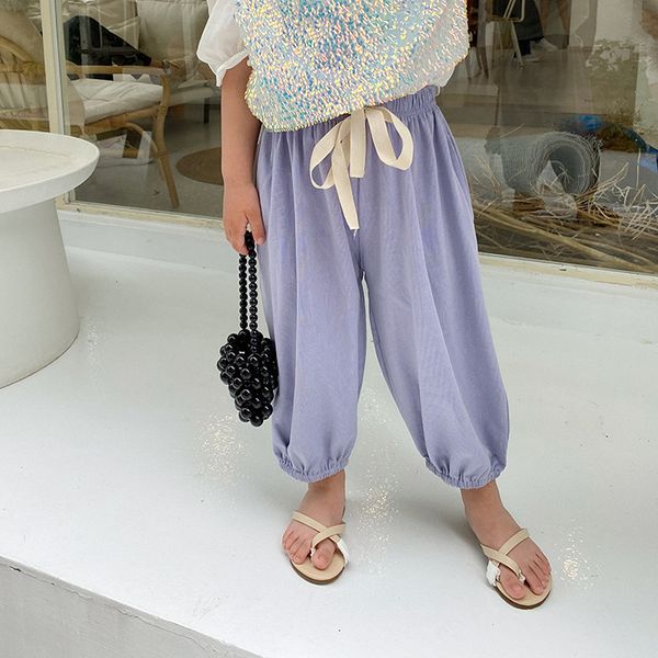 summer girls fashion loose lace-up casual pants kids 4 colors harem trousers 210508, Blue
summer girls fashion loose lace-up casual pants kids 4 colors harem trousers 210508, Blue