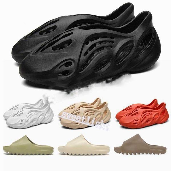2021 kanye west slippers men's women's foam runner clog sandals bone desert sand resin waterproof toilet 36-45, Black
2021 kanye west slippers men's women's foam runner clog sandals bone desert sand resin waterproof toilet 36-45, Black