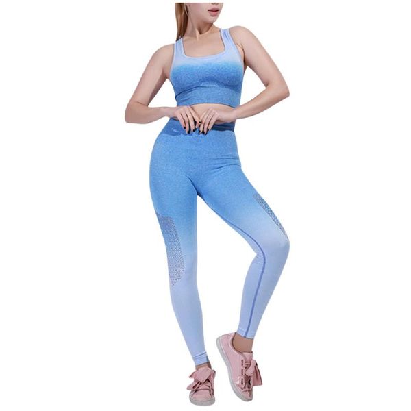 women's sets quick dry gradient high elastic hip short fitness suit fashion items quality sports personality trend two piece dress, White
women's sets quick dry gradient high elastic hip short fitness suit fashion items quality sports personality trend two piece dress, White