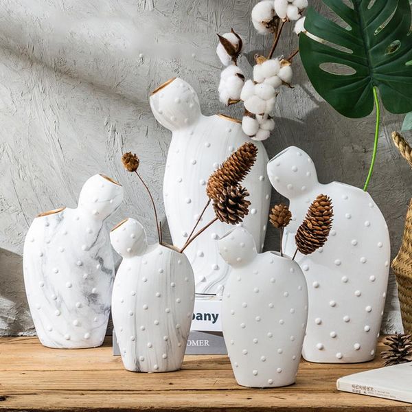 nordic creative cactus ceramic vase decoration handicraft living room dried flower arrangement home soft vases
nordic creative cactus ceramic vase decoration handicraft living room dried flower arrangement home soft vases