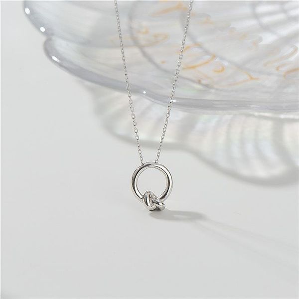 chains lke11 knotted necklace women jewelry 925 sterling silver choker
chains lke11 knotted necklace women jewelry 925 sterling silver choker