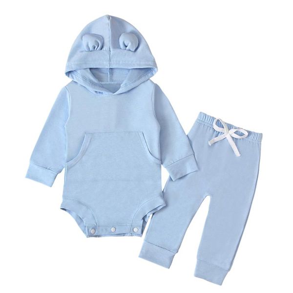 clothing sets 2pcs autumn winter casual baby girls boys clothes solid long sleeve pocket romper pants 0-24m, White
clothing sets 2pcs autumn winter casual baby girls boys clothes solid long sleeve pocket romper pants 0-24m, White