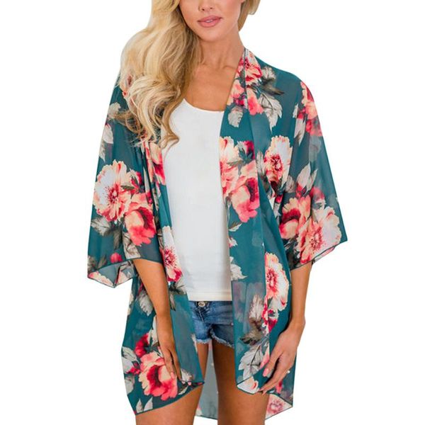 women's swimwear anti-uv chiffon floral print tassels kimono bikini cover up swimsuit women 2021 summer beach bathing suit beachwear tu, White;black
women's swimwear anti-uv chiffon floral print tassels kimono bikini cover up swimsuit women 2021 summer beach bathing suit beachwear tu, White;black