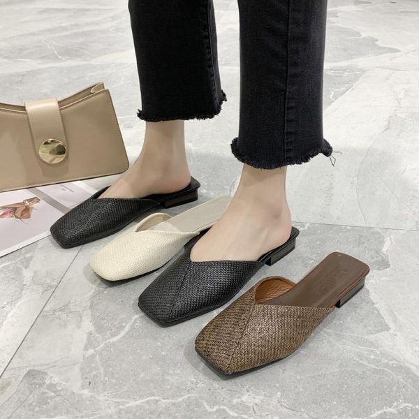 slippers spring fashion female outdoor color solid non-slip square head classic simple lightweight daily women shoes u30-18, Black
slippers spring fashion female outdoor color solid non-slip square head classic simple lightweight daily women shoes u30-18, Black