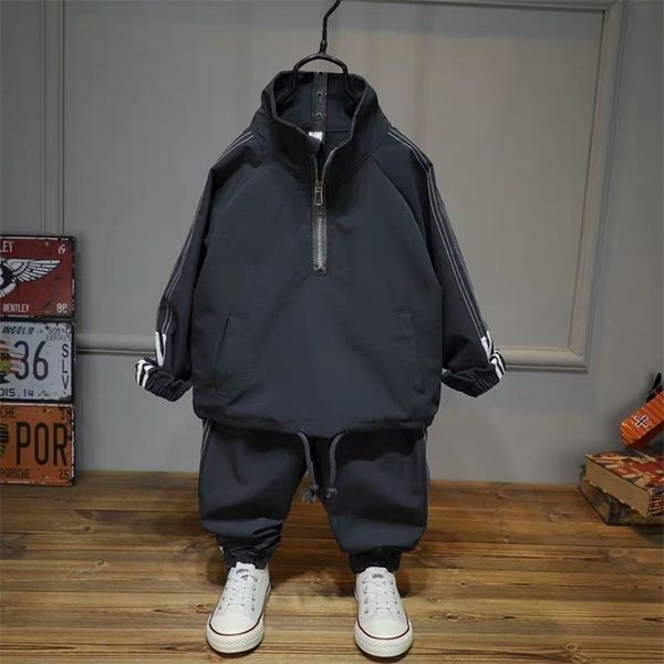kids clothes boys spring autumn teenage sports suit set tracksuits children clothing 2pcs coat+pants causal 211104, White
kids clothes boys spring autumn teenage sports suit set tracksuits children clothing 2pcs coat+pants causal 211104, White