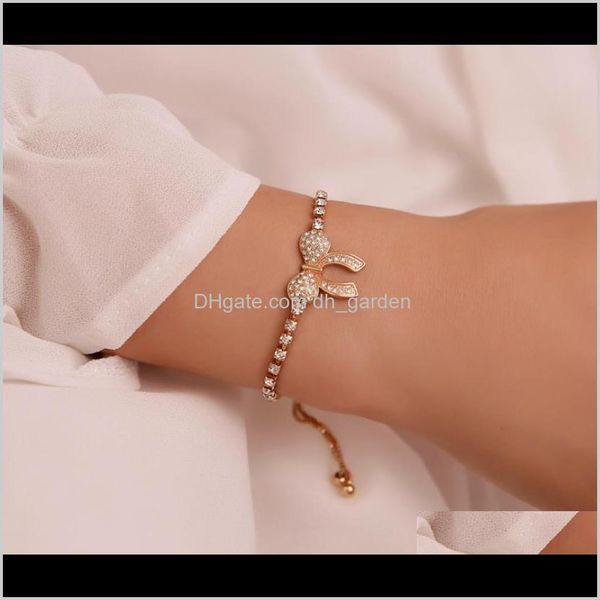 drop delivery 2021 adjustable crystal bowknot charm bracelet full rhinestone bracelets for women party jewelry gift fib7j, Golden;silver
drop delivery 2021 adjustable crystal bowknot charm bracelet full rhinestone bracelets for women party jewelry gift fib7j, Golden;silver
