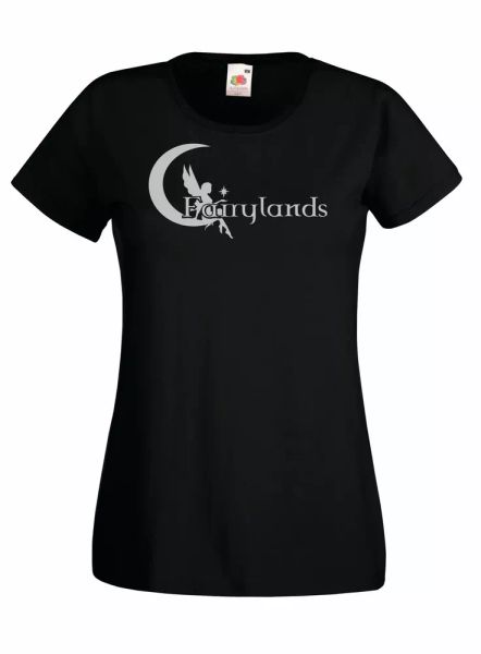 j752 mesh fairy fairies gnomes t-shirt woman fantasy fairylands, White;black
