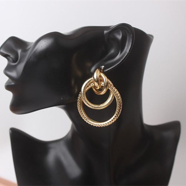Hoop & Huggie Brincos Femininos Metal Women Cruzado Geometria Simples Hip Hop Temperamento Exagerado Presente Festa Natal, Golden;silver
Hoop & Huggie Brincos Femininos Metal Women Cruzado Geometria Simples Hip Hop Temperamento Exagerado Presente Festa Natal, Golden;silver