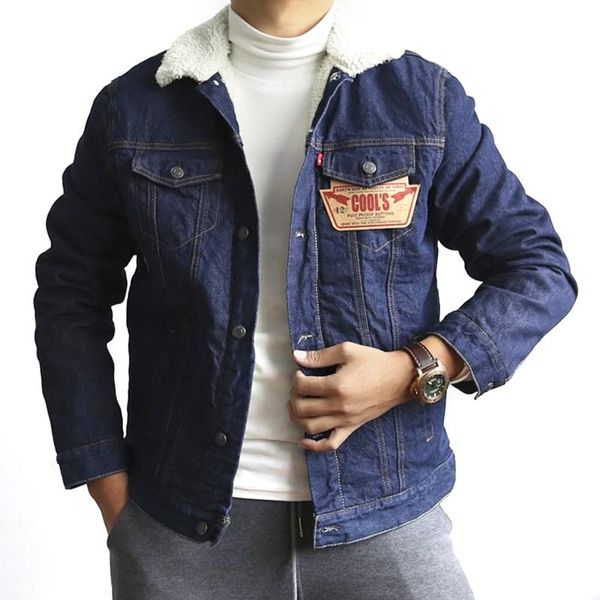 men's jackets winter ladies and mens plus velvet thick warm lamb lapel denim jacket, Black;brown
men's jackets winter ladies and mens plus velvet thick warm lamb lapel denim jacket, Black;brown