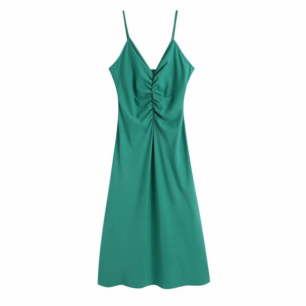 dresses 2021 women sling pleated sleeveless fashion elegant casual chic lady summer woman midi es, Black;gray
dresses 2021 women sling pleated sleeveless fashion elegant casual chic lady summer woman midi es, Black;gray